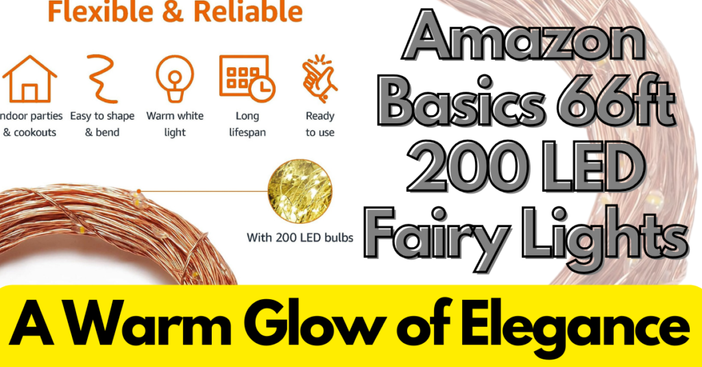 Amazon Basics fairy lights