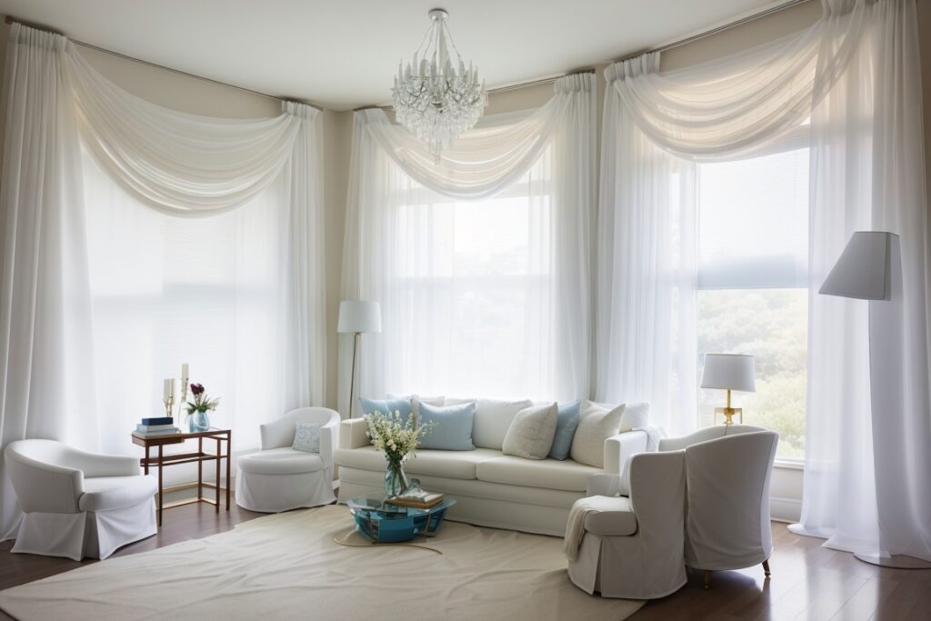White Sheer Curtains Layering Styling Tips